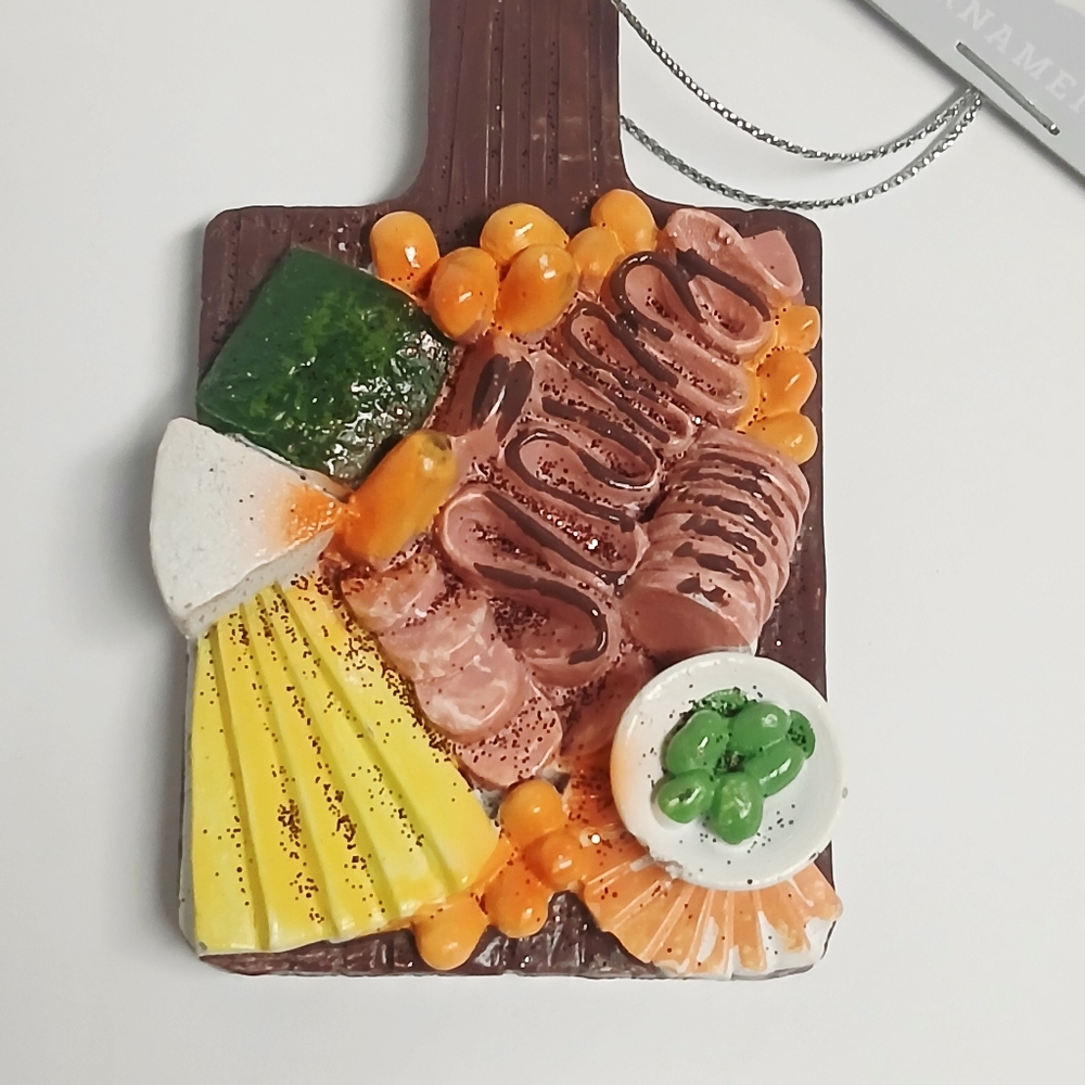 Charcuterie Board Christmas Ornament - Picture 2 of 4